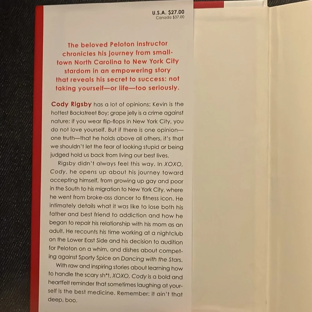 Signed Cody Rigsby Book - Picture 2 of 4